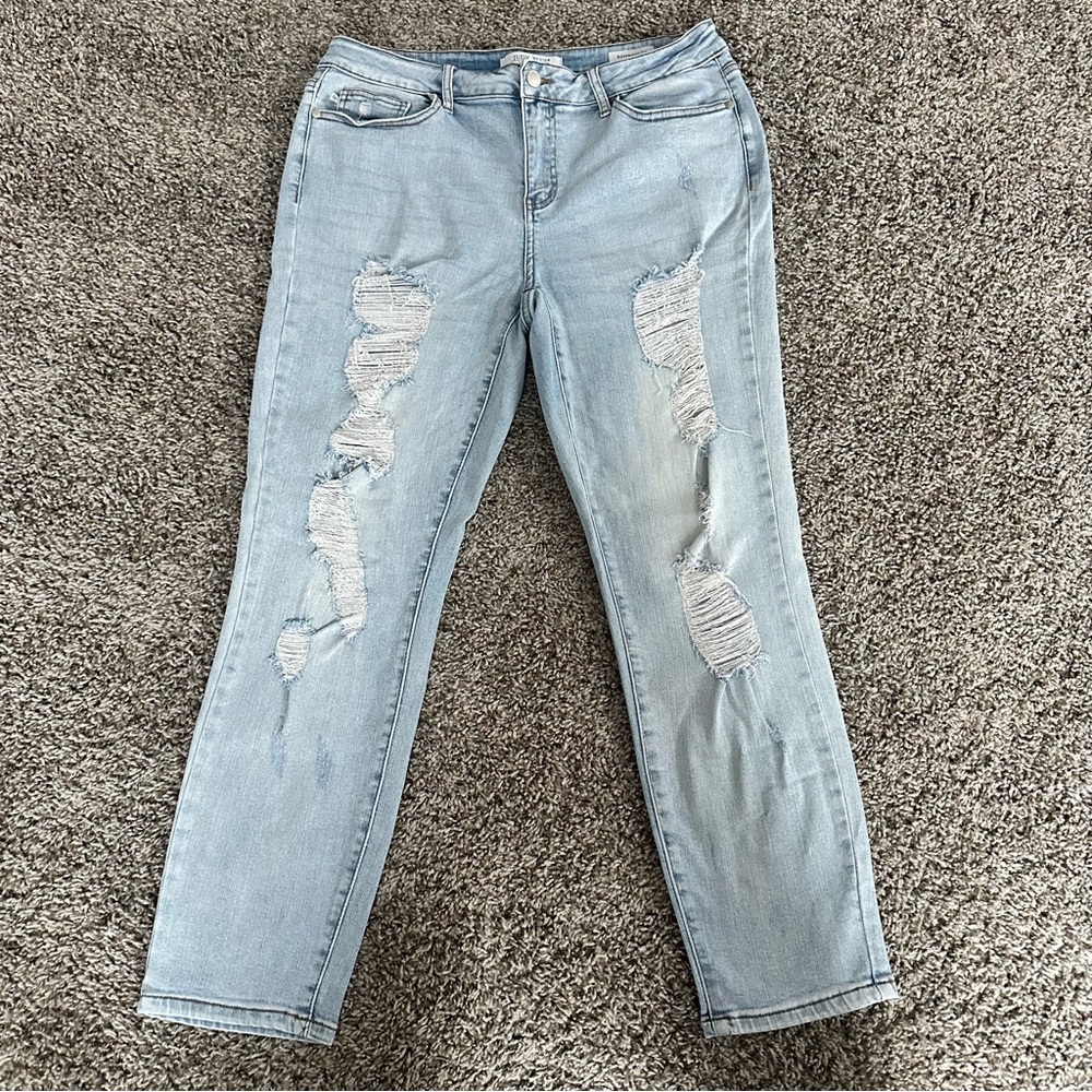 Judy Blue Distressed Women Jeans